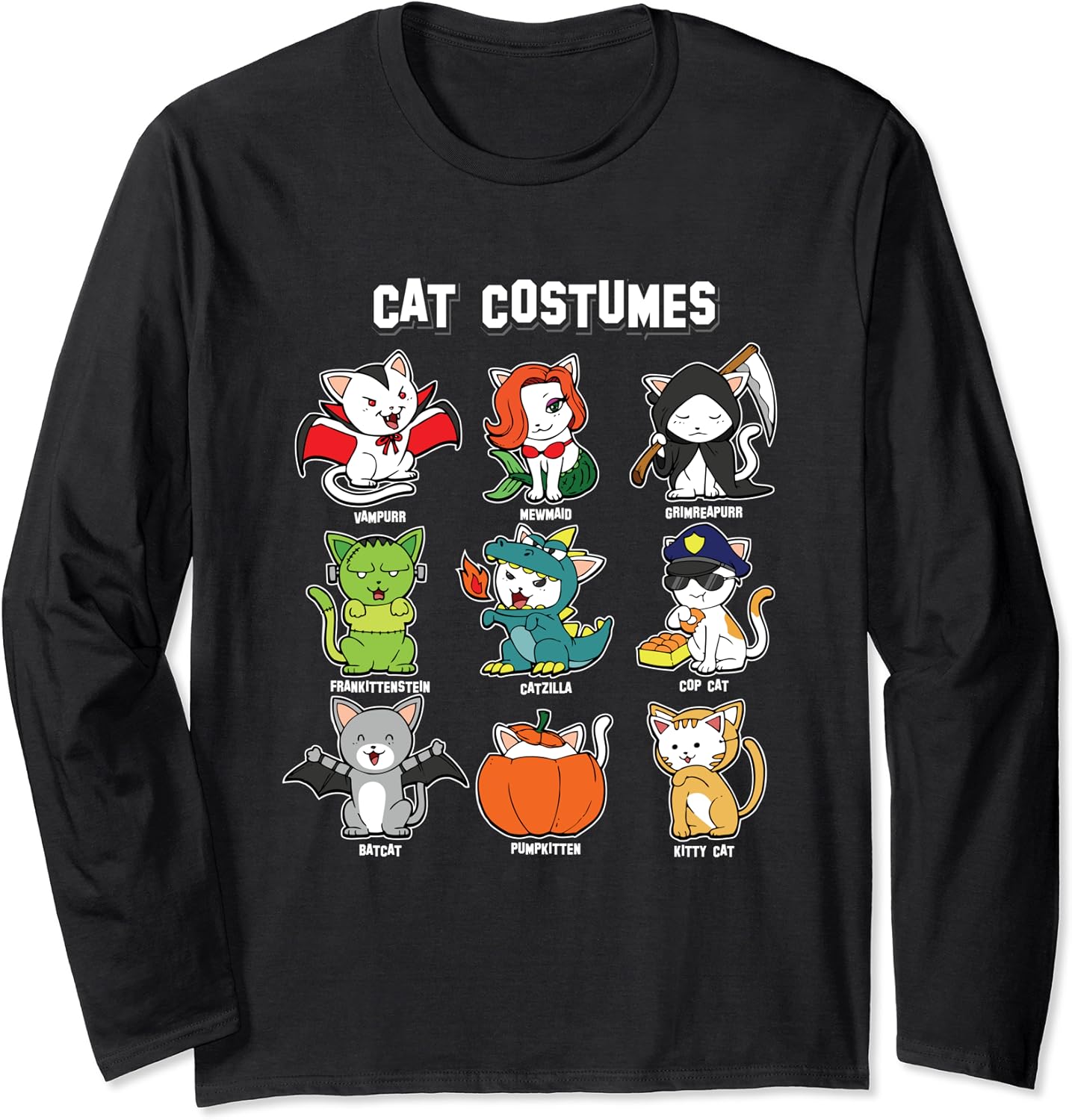 Cat Halloween Costumes Funny Kitten Cat Lover Human Costume